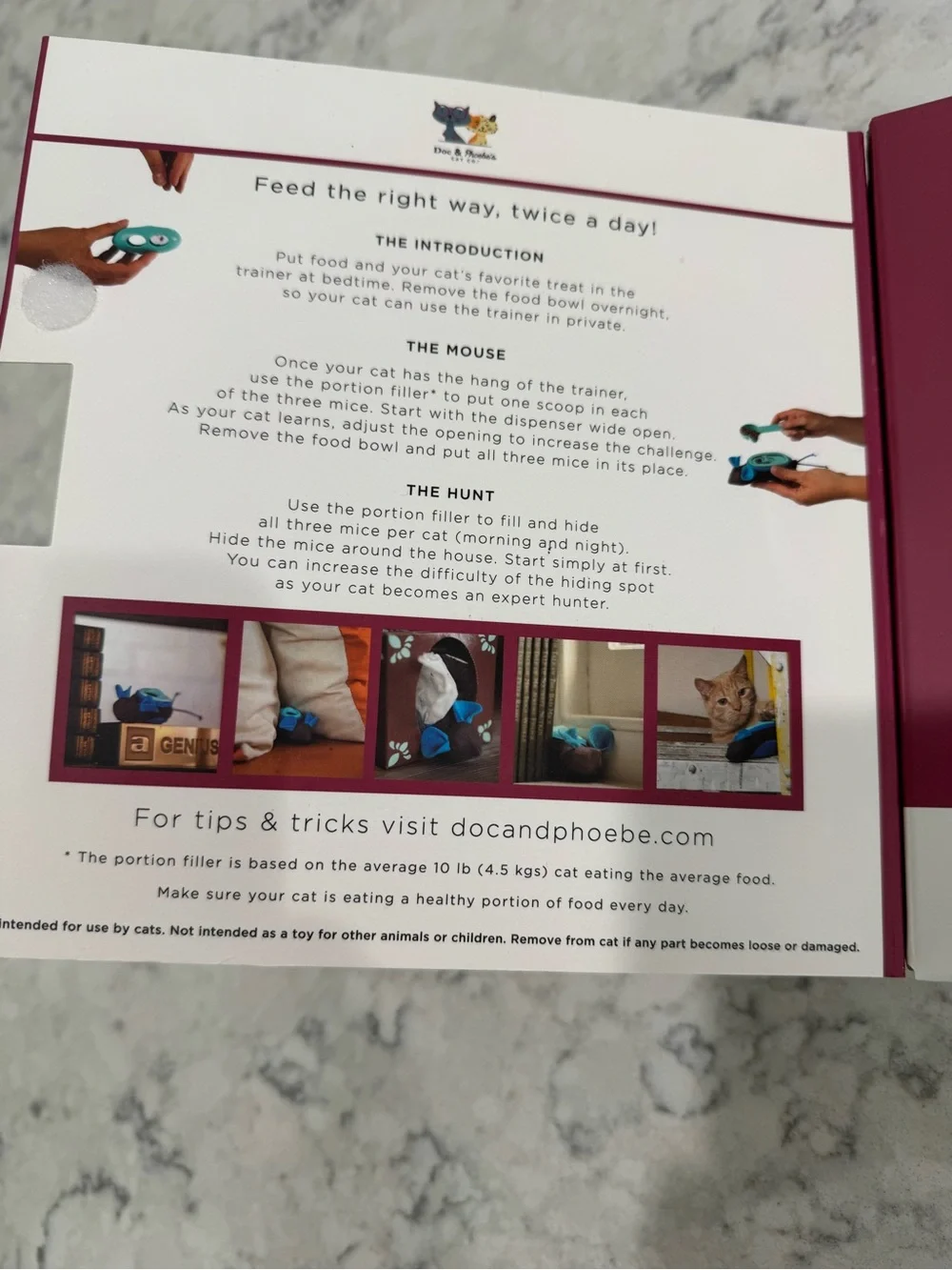 The Hunting Feeder - Teal/Green Slow Feed Cat Toy